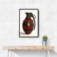 Ralph Lauren Fashion Inspired Grenade Wall Art   